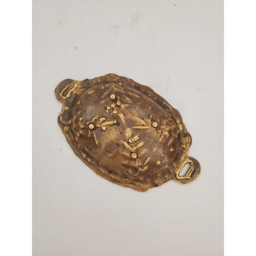 Vintage / BRASS SOAP DISH / Solid Brass Soap Holder Soap Dispenser Vintage - Picture 4 of 10